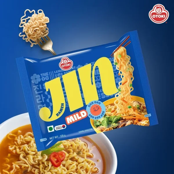 FIDEO INSTANTANEO JIN RAMEN MILD OTOKI 120G KOREA