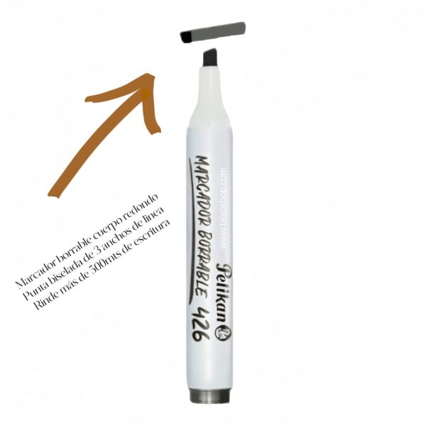 MARCADOR BORRABLE NEGRO 426 PELIKAN EL OFF