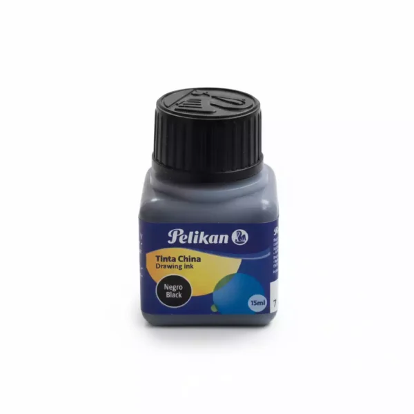TINTA CHINA 15ML PELIKAN NEGRA