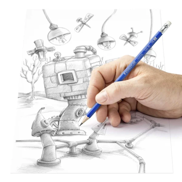 LAPIZ HB STAEDTLER NORICA 13246 HB CON BORRADOR