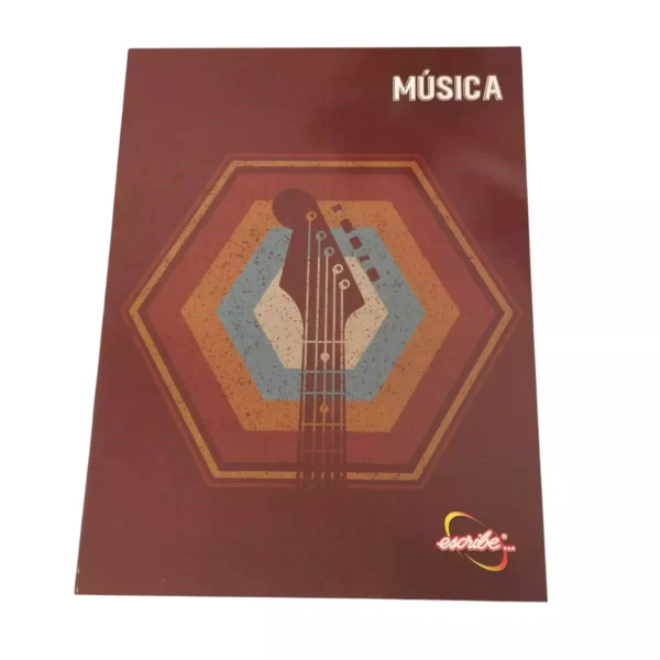 CUADERNO DE MUSICA A4 28*21CM 30H MIXTO LINEAS Y PENTAGRAMAS ESCRIBE