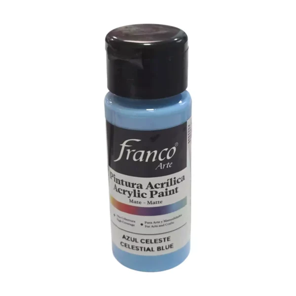 PINTURA ACRILICA AZUL CELESTE 60CM FRANCO