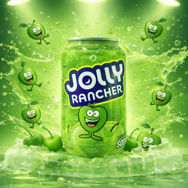 JOLLY RANCHER 350ML BEBIDA GASEOSA SABOR A MANZANA VERDE