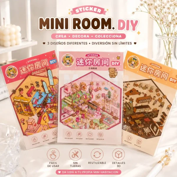 STICKERS DIY DECORA MI HABITACION MINI ROOM
