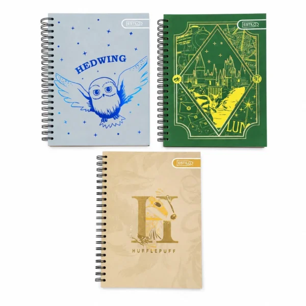 cuaderno universitario pasta dura harry potter estilo