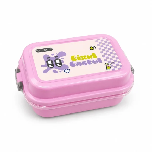 tupper lonchera escolar pixel game pastel keyroad pookie