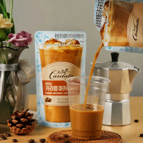 cafe coreano ice caramel macchiato cantata taiso shop
