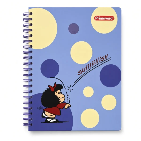 cuaderno mafalda primavera 200 hojas cuadros universitario pasta dura 8 materias con div taiso shop