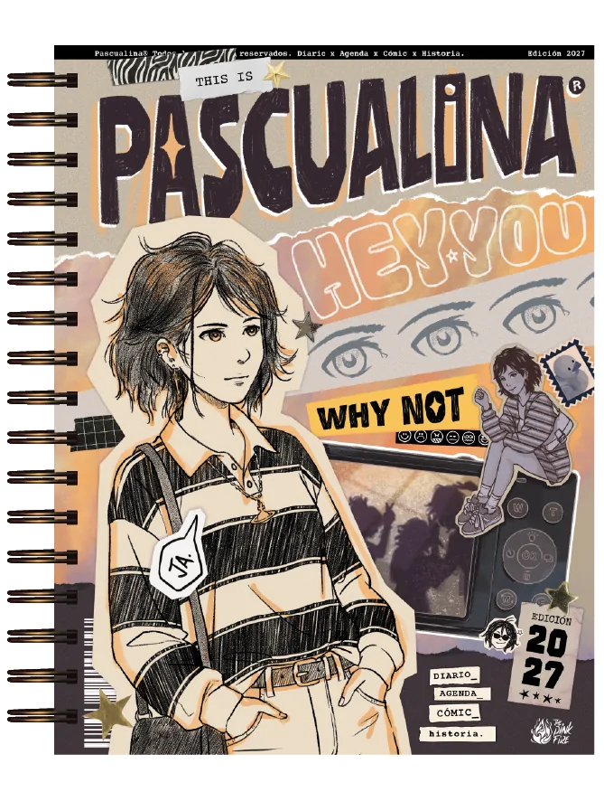 Agenda Pascualina 2027 modelo Paper, Chaos, Repeat, portada