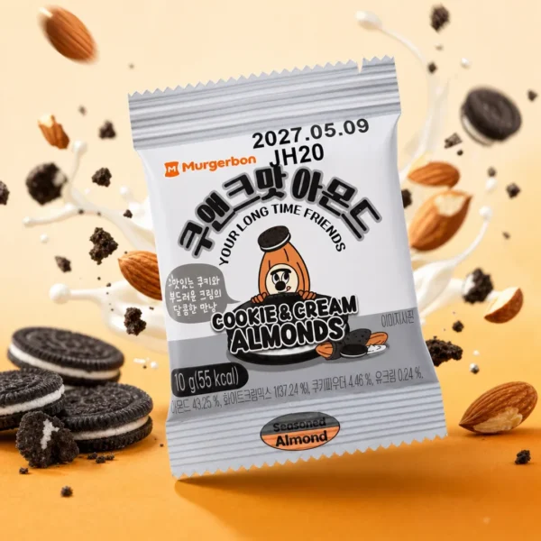 almendras cookie and cream murgerbon 10g