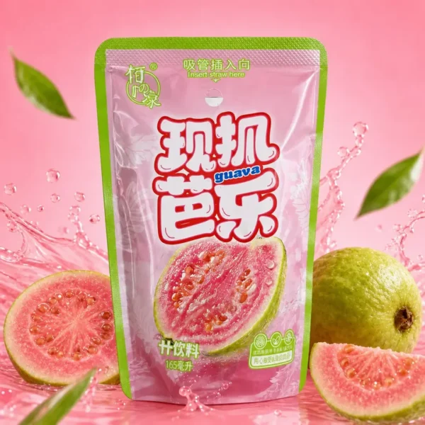 bebida de guayaba iced juice 165ml pouch