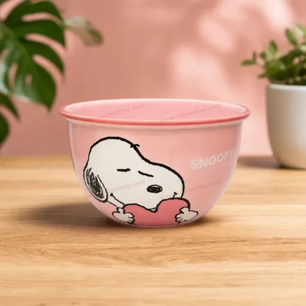 BOWL DE SNOOPY PINK AMOROSO
