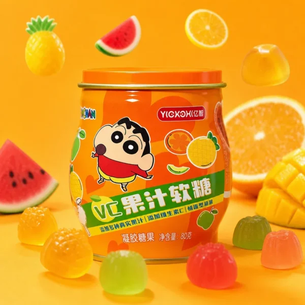 caramelo vc frasco naranja crayon shin chan 80g