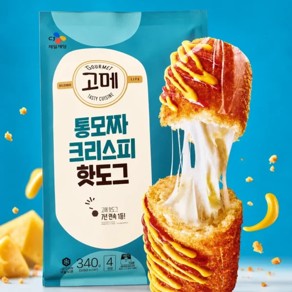 corn dog gourmet set 4pcs 340gr queso mozarella cubierta con harina de mozarella y maiz crocante taiso shop