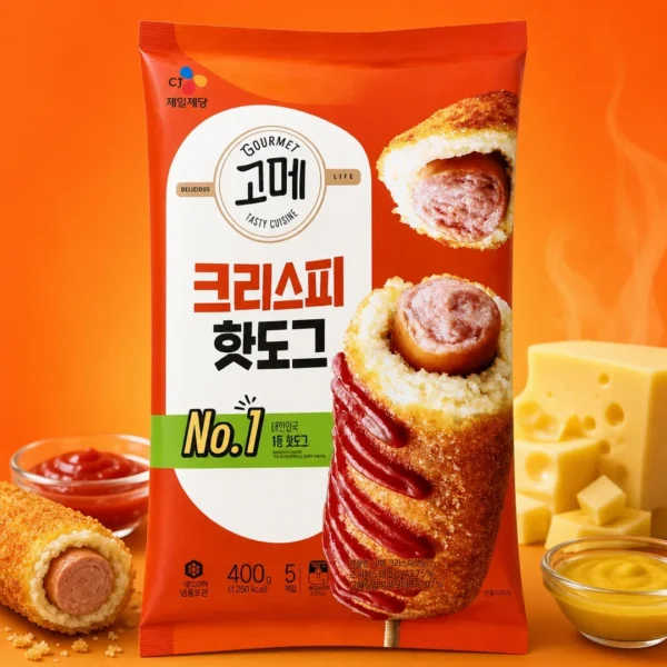 corn dog gourmet set 5pcs 400gr salchicha carne cubierta con harina de maiz crocante original taiso shop