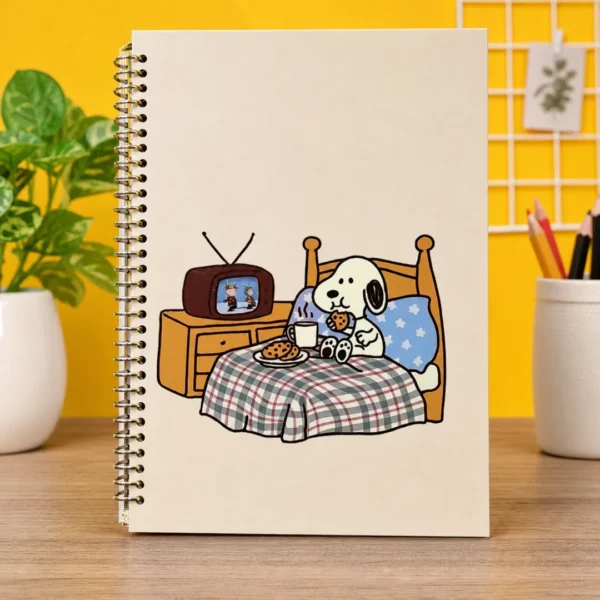 cuaderno inteligente snoopy cookie time a4 binder