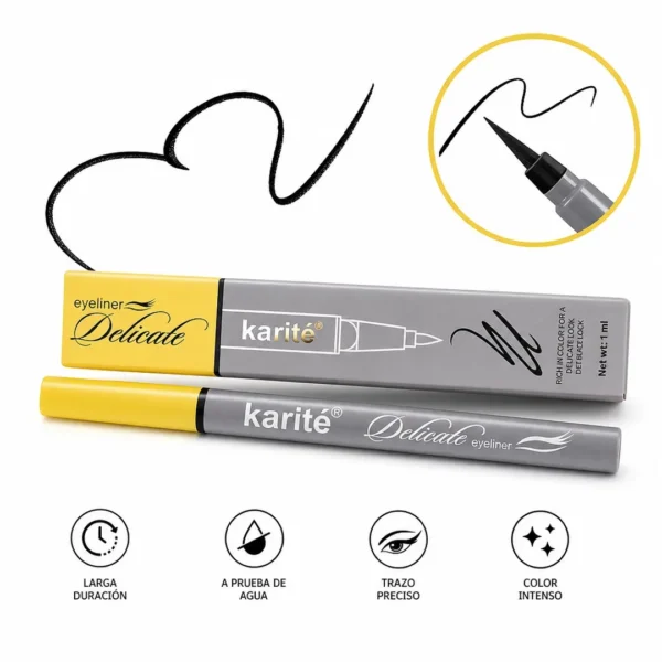 delineador delicate larga duracion karite 1ml