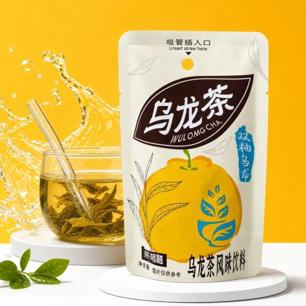 iced tea oolong pomelo pouch taiso