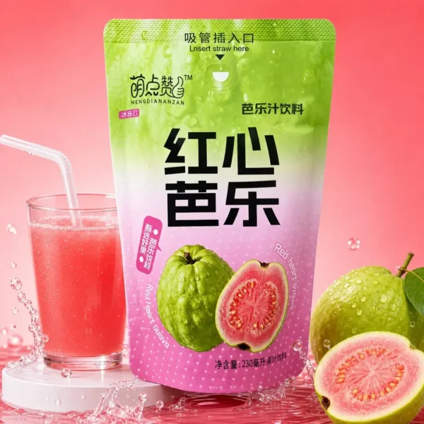 iced tea oolong guayaba red heart pouch 230ml