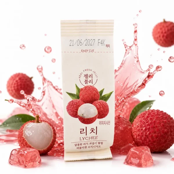 jelly vely postre gelificado sabor lychee 60g