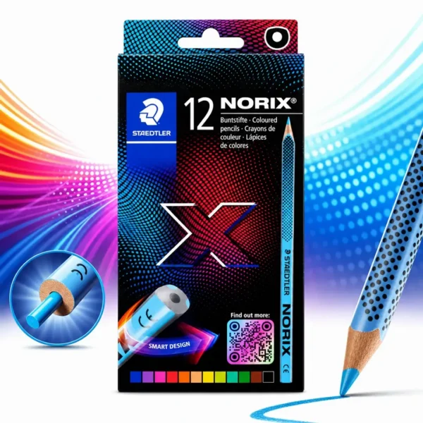 lapices de colores 12 norix aqua smart design staedtler taiso shop