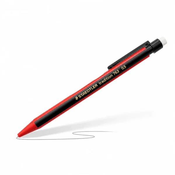 portaminas staedtler tradition 763 rojo negro 05mm