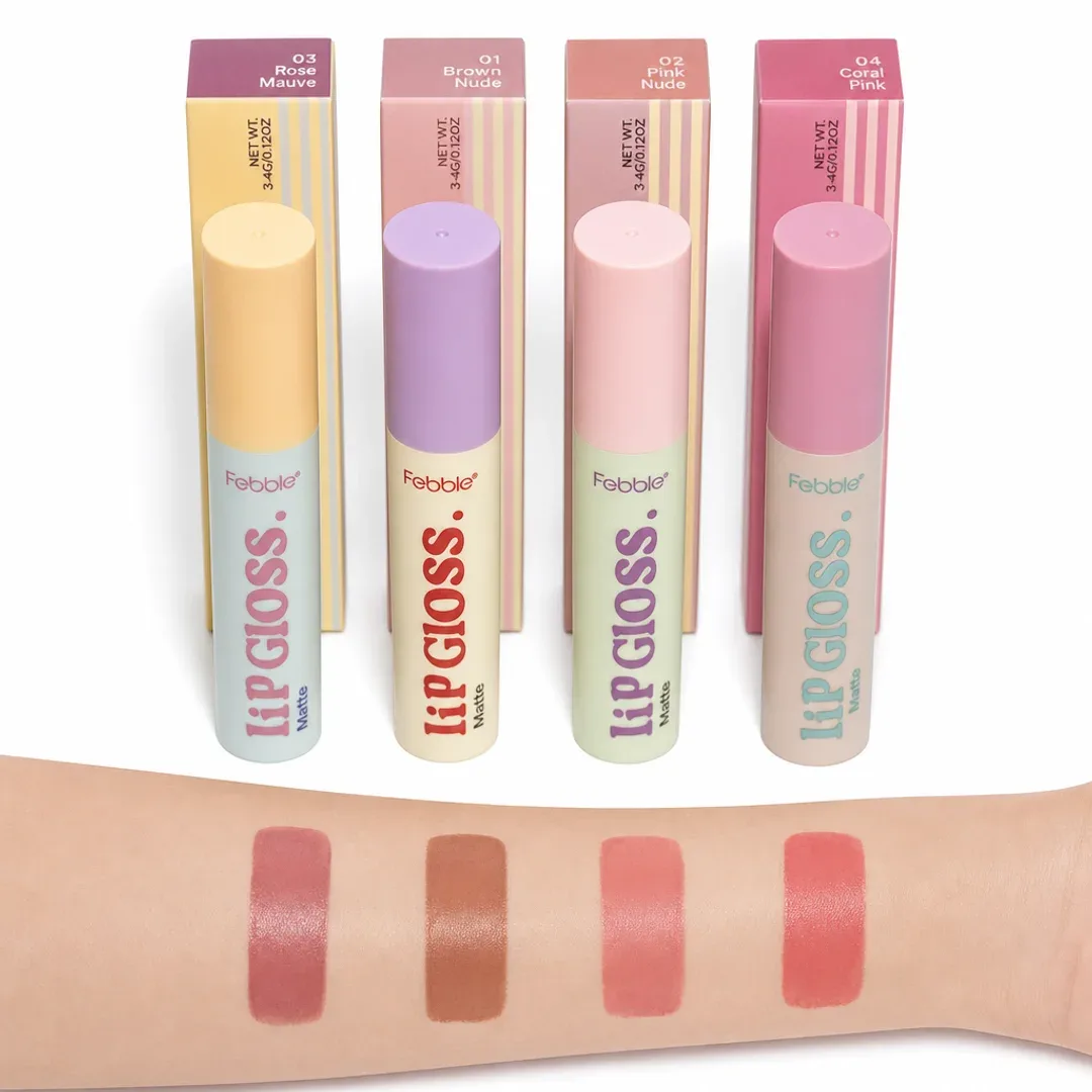 lip gloss matte fresh colors febble