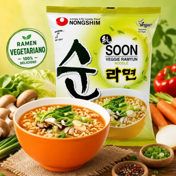 ramen soon veggie ramyun 112g nongshim korea taiso shop