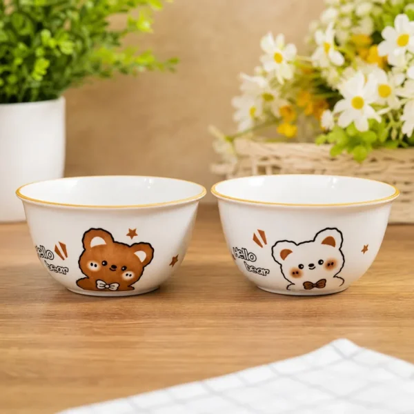 set de bowl hello bear 2 pcs taiso shop 2