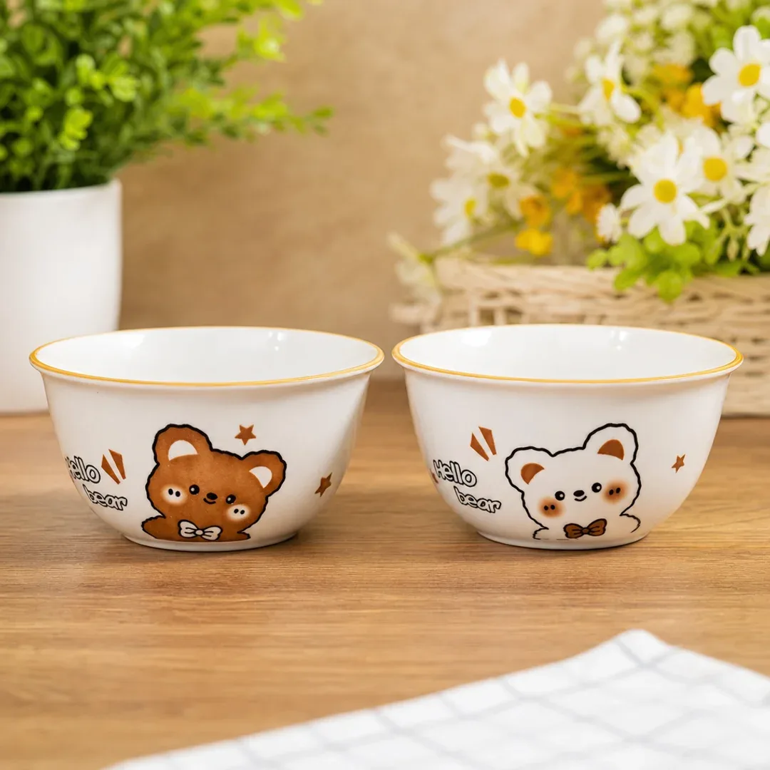 set de bowl hello bear 2 pcs taiso shop 2