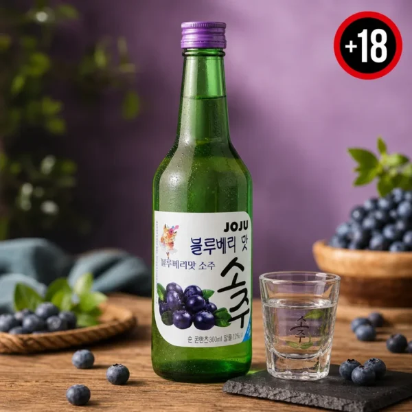 soju coreano joju arandano 360ml taiso shop