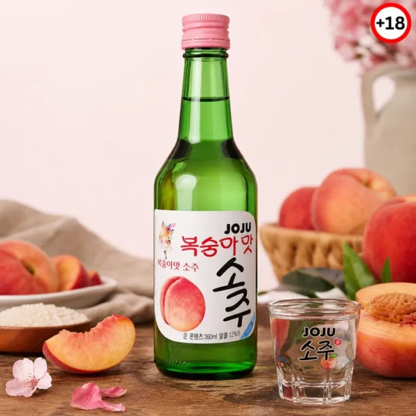 soju coreano joju durazno 360ml