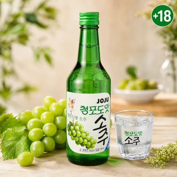soju coreano joju uva verde 360ml