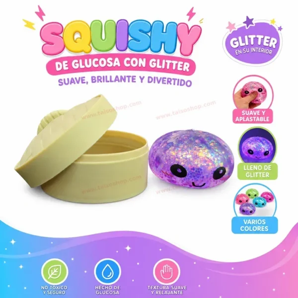 SQUISHY VIRAL MINI DUMPLING GLUCOSA GRANDE EN VAPORERA 3 AÑOS