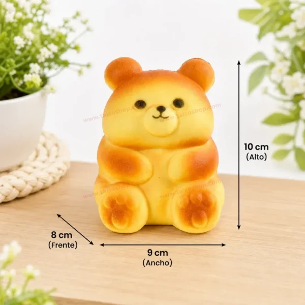 SQUISHY VIRAL OSITO SENTADO CON AROMA A PAN 10.5*7*8CM