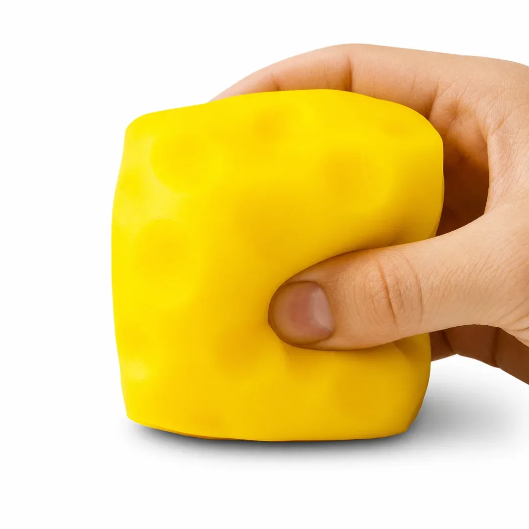 squishy viral queso gigante gelly 7x7 cm