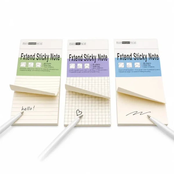 sticky note expand notitas adhesivas plegables