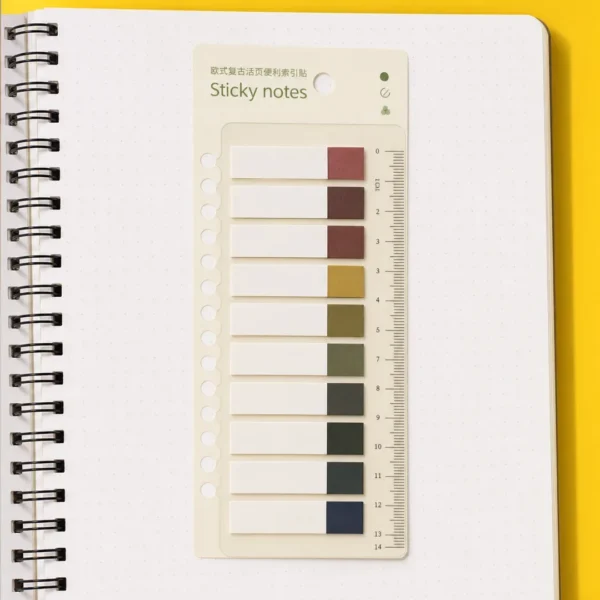 sticky notes morandi vintage transparente taiso shop