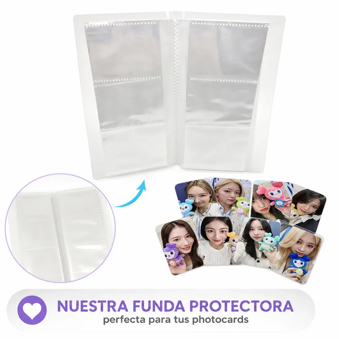 TARJETERO PHOTO CARDS 14 SOBRES *3 DIVISIONES - Imagen 3
