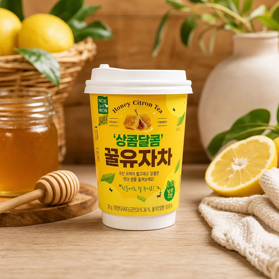 te instantaneo honey citron en polvo 30g nok cha won taiso shop