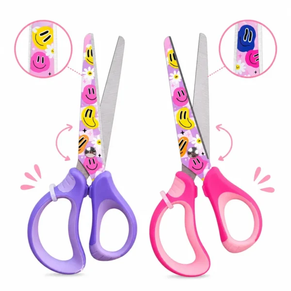 TIJERA EMOJI PASTEL 15 CM KEYROAD