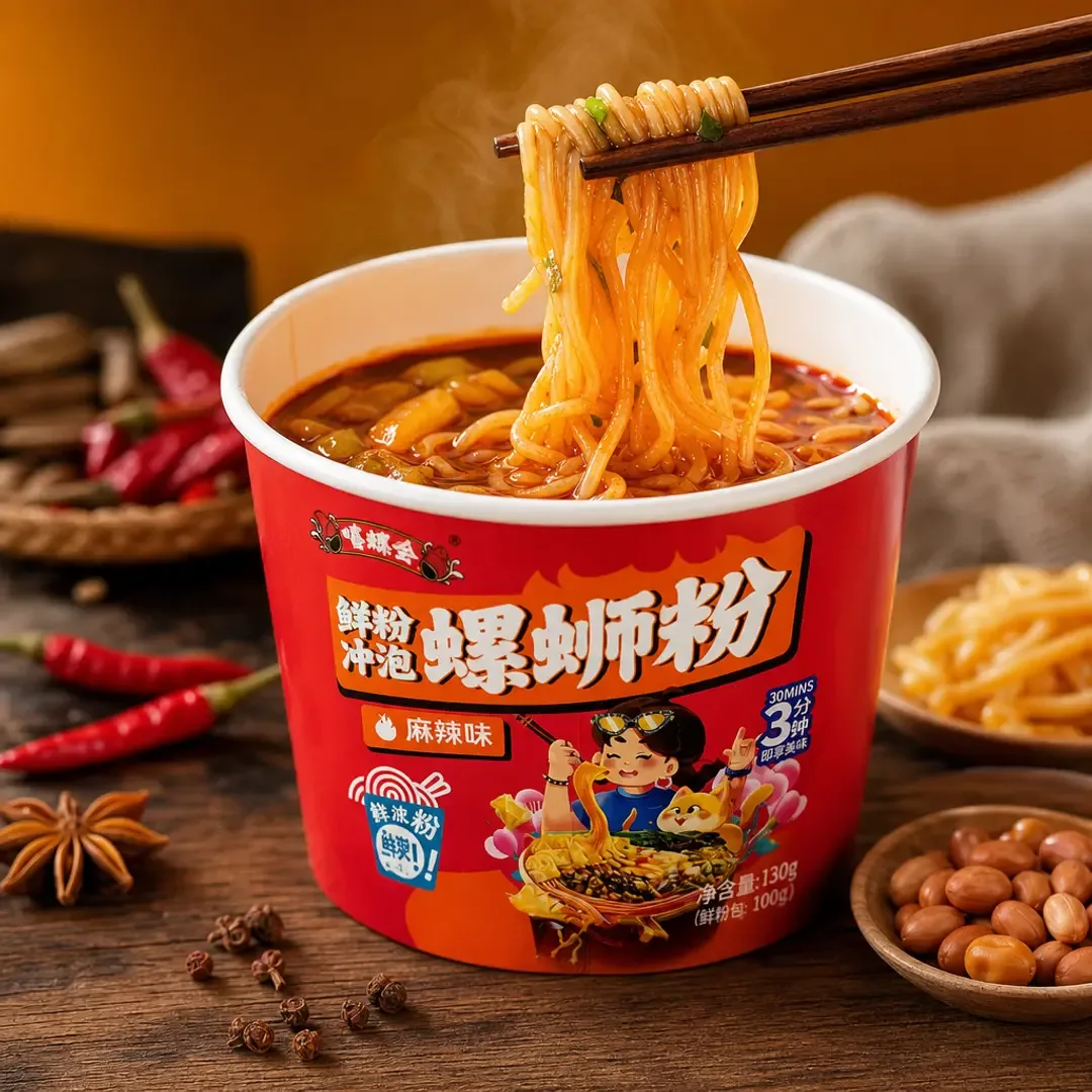 xiluohui fideos de arroz instantaneos picante mala 176g