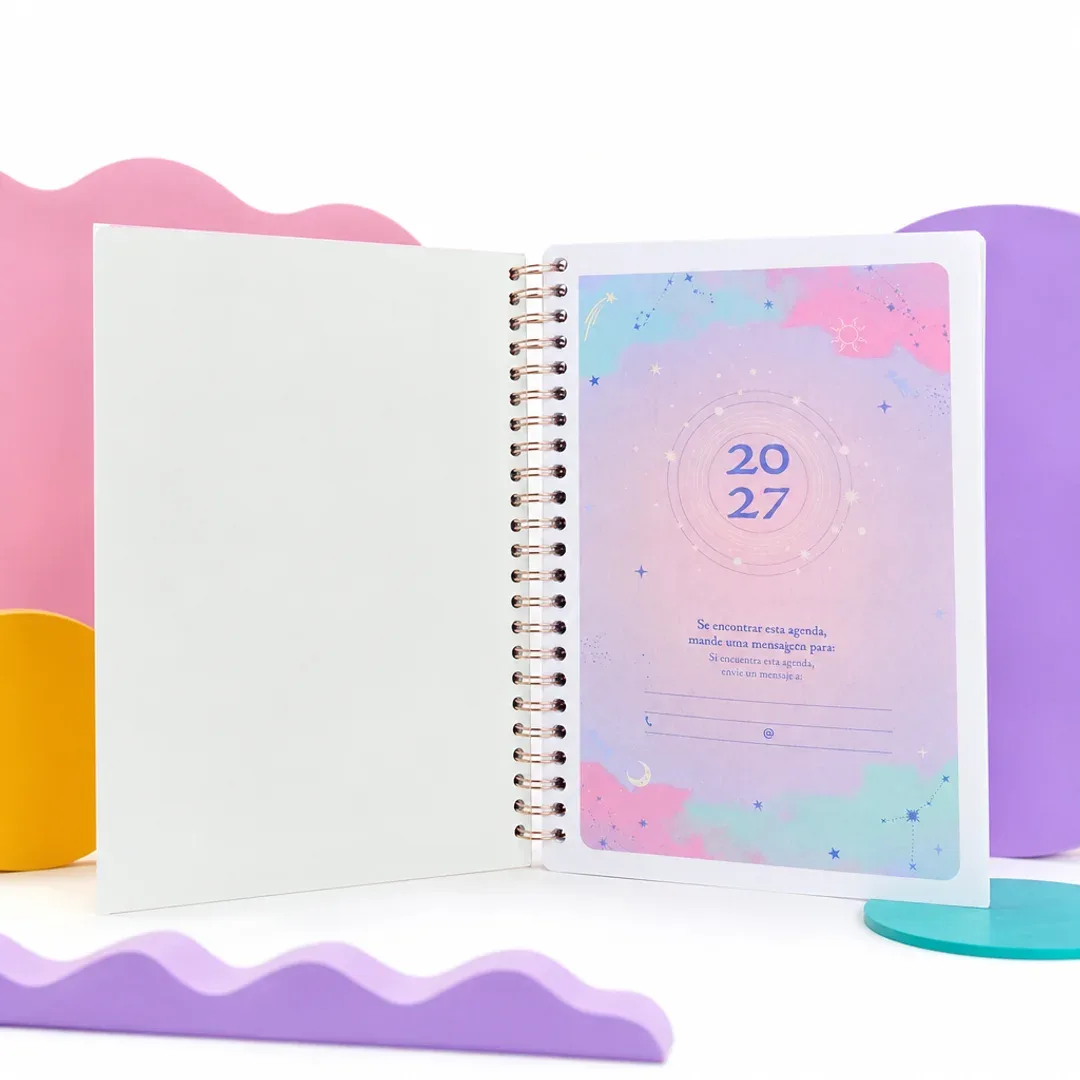 agenda 2027 cosmos mariposa colores pasteles foroni a5 taiso shop 2