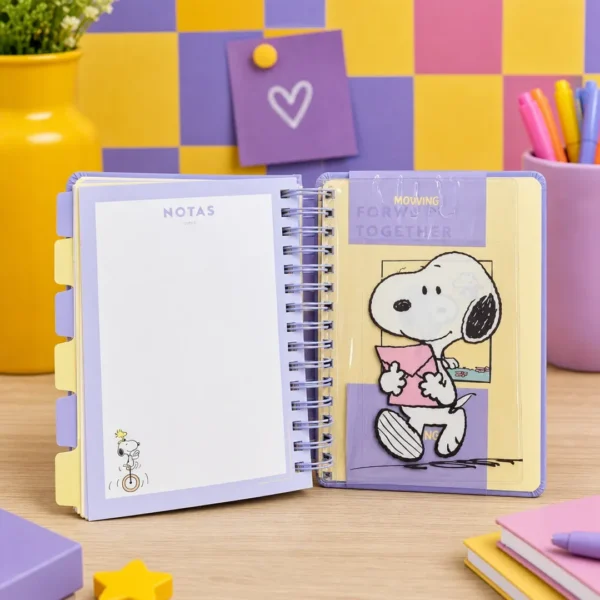 agenda 384 pag premium mooving snoopy 2027 14x20 cm taiso shop 4