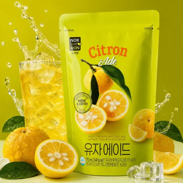 citroen ice tea coreano nok cha won 170ml