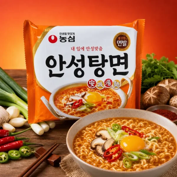 fideos instantaneos coreanos ansungtangmyun nongshim 125g