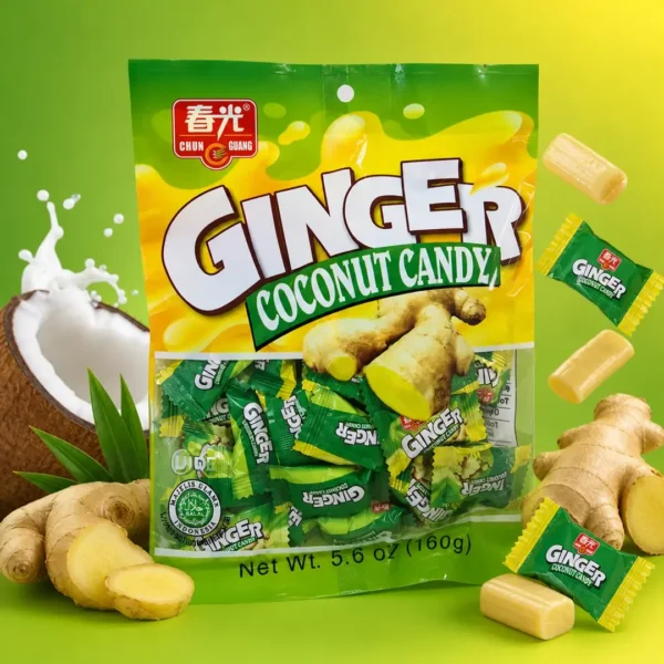 caramelos jengibre coco chun guang 160g