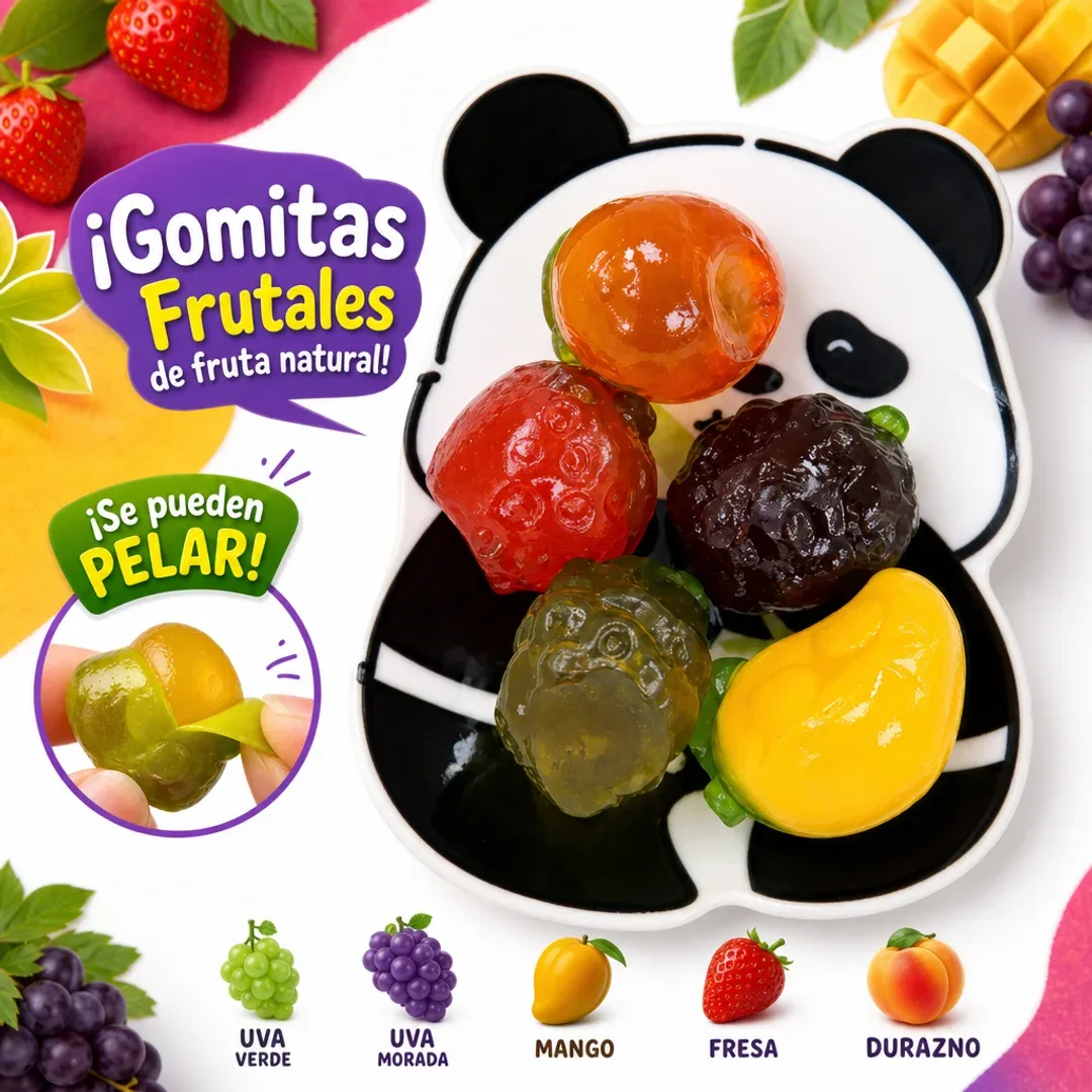 gomitas que se pelan 4d peeling gummys frutales