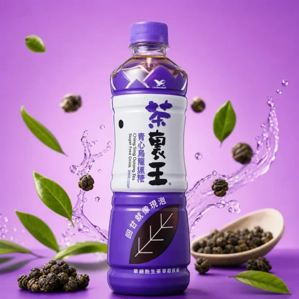 king of tea ching sing oolong sugar free 600ml uni president