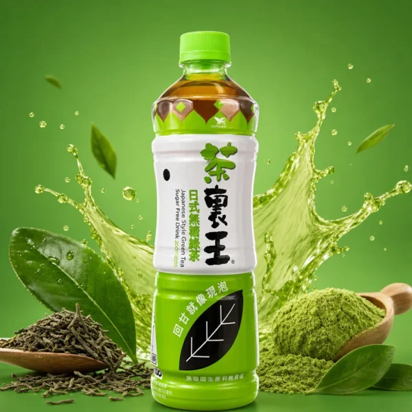king of tea te verde estilo japones sin azucar 600 ml uni president